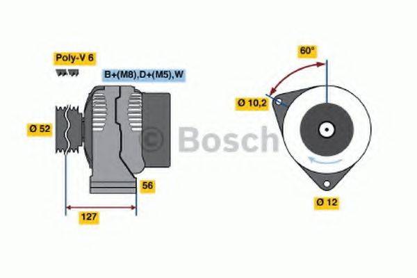 BOSCH 0123310041 Генератор