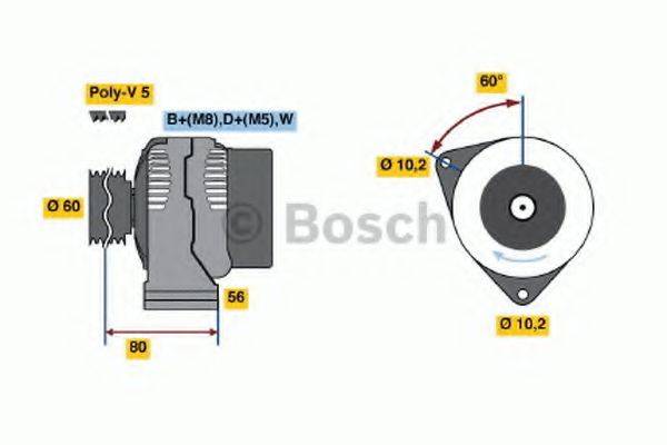 BOSCH 0123320022 Генератор