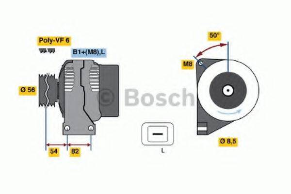 BOSCH 0986041730 Генератор