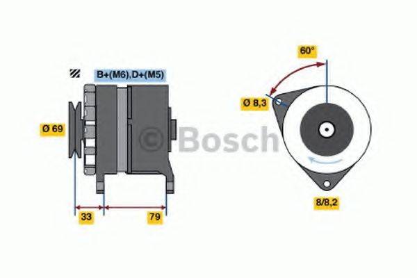 BOSCH 0986044781 Генератор