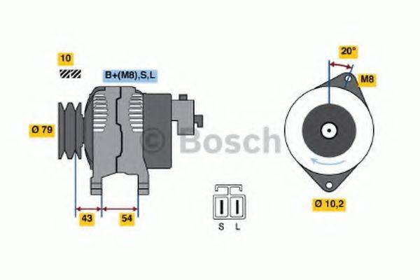 BOSCH 0986045561 Генератор