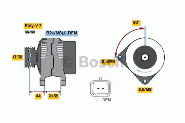 BOSCH 0986046260 Генератор