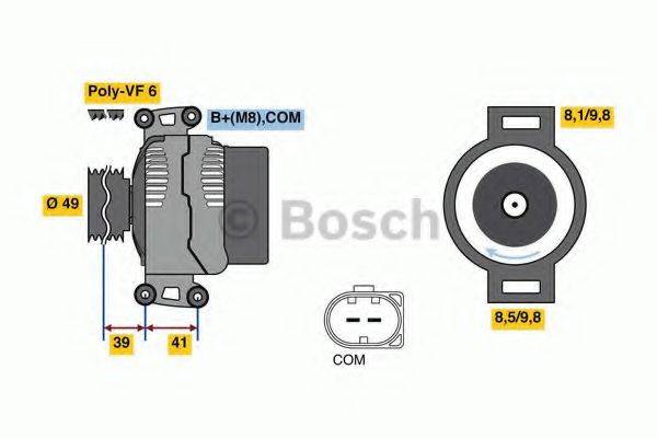 BOSCH 0986048820 Генератор