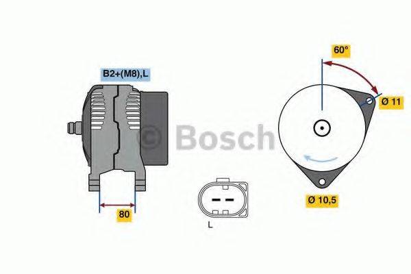 BOSCH 0986049950 Генератор