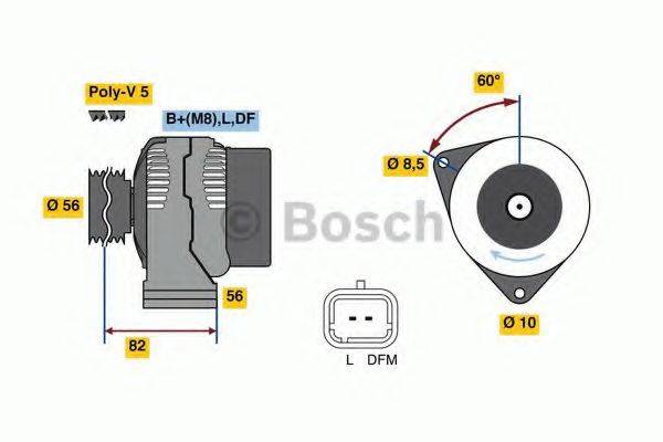 BOSCH 0986080780 Генератор