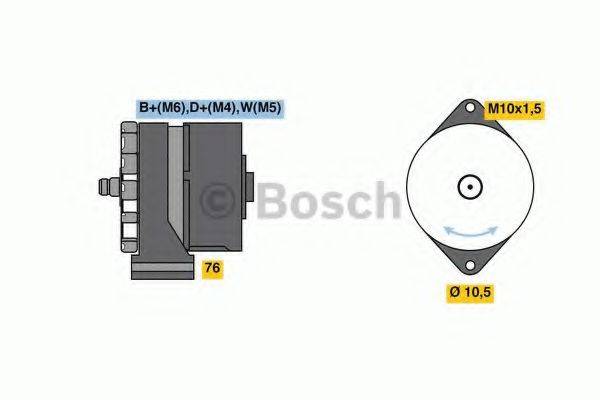 BOSCH 9120080184 Генератор