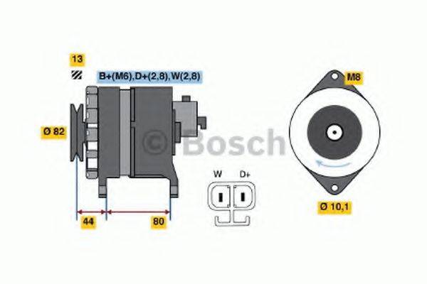 BOSCH 9120334642 Генератор