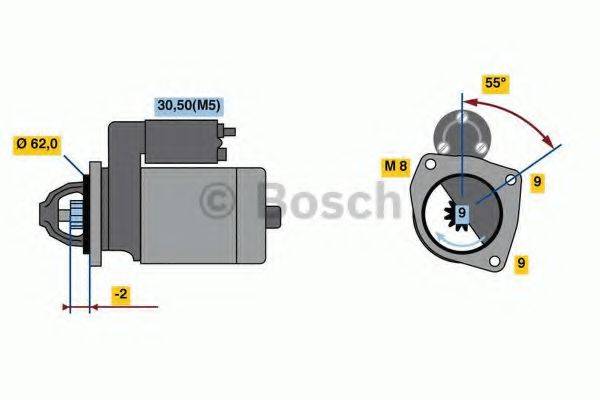 BOSCH F000AL0327 Стартер