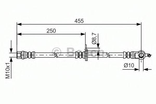 BOSCH 1987481389 Гальмівний шланг