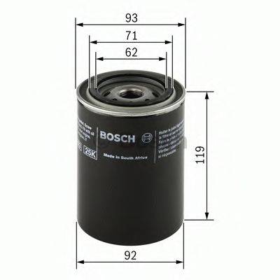 BOSCH 0451103278 Масляний фільтр