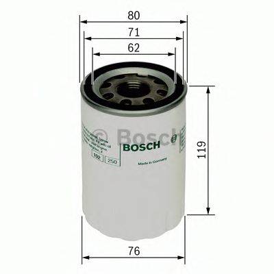 BOSCH 0451103335 Масляний фільтр