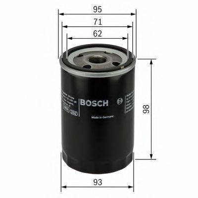 BOSCH 0986452024 Масляний фільтр