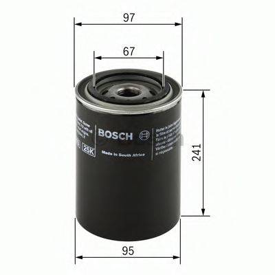 BOSCH F026404005 Гідрофільтр; автоматична коробка передач; Масляний фільтр, ступінчаста коробка передач