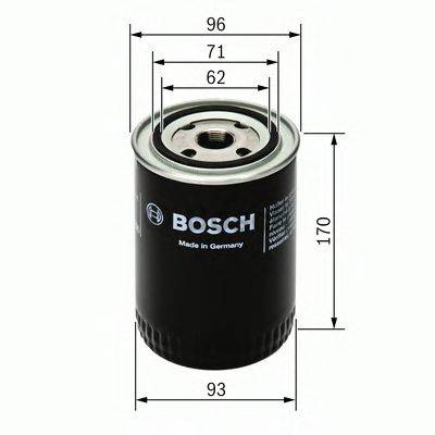 BOSCH F026407057 Масляний фільтр