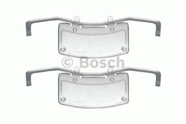 BOSCH 1987474445 Комплектуючі, колодки дискового гальма