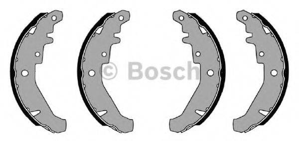 BOSCH F026004630 Комплект гальмівних колодок