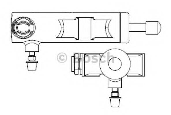 BOSCH 0986486597 Робочий циліндр, система зчеплення