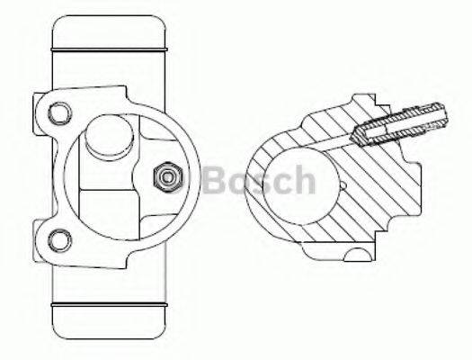 BOSCH F026002097 Колісний гальмівний циліндр