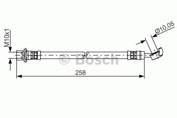 BOSCH 1987481467 Гальмівний шланг