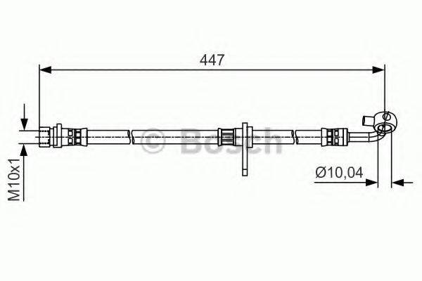 BOSCH 1987481515 Гальмівний шланг