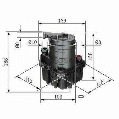 BOSCH 0450907016 Паливний фільтр