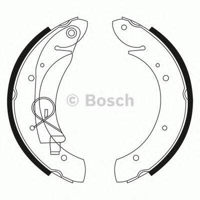 BOSCH 0986BB3534 Комплект гальмівних колодок