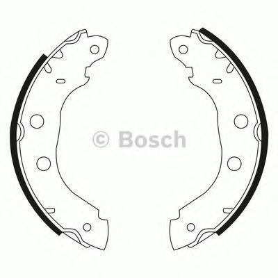 BOSCH 0986BB3540 Комплект гальмівних колодок