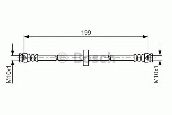 BOSCH 1987481607 Гальмівний шланг