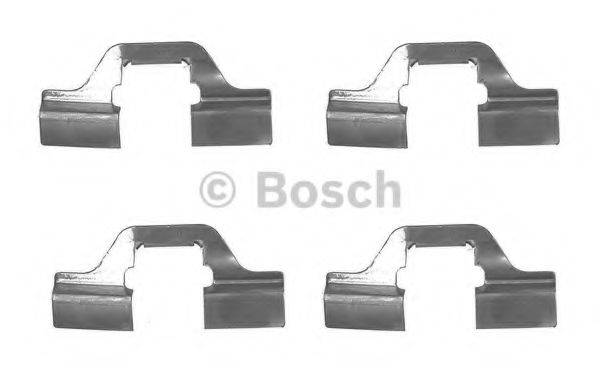 BOSCH 1987474721 Комплектуючі, колодки дискового гальма