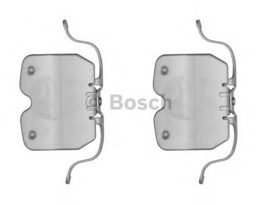 BOSCH 1987474725 Комплектуючі, колодки дискового гальма