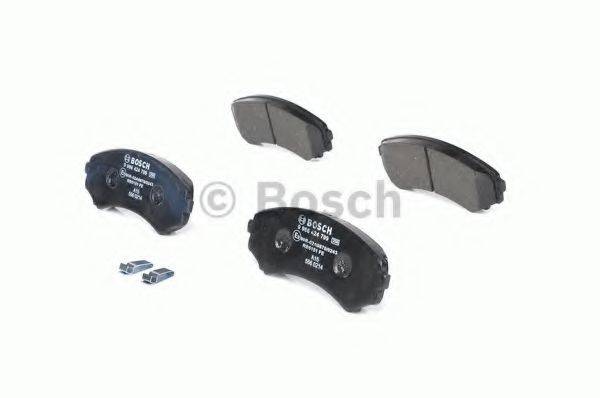 BOSCH 0986424709 Комплект гальмівних колодок, дискове гальмо