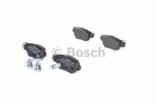 BOSCH 0986494014 Комплект гальмівних колодок, дискове гальмо