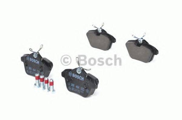 BOSCH 0986494020 Комплект гальмівних колодок, дискове гальмо