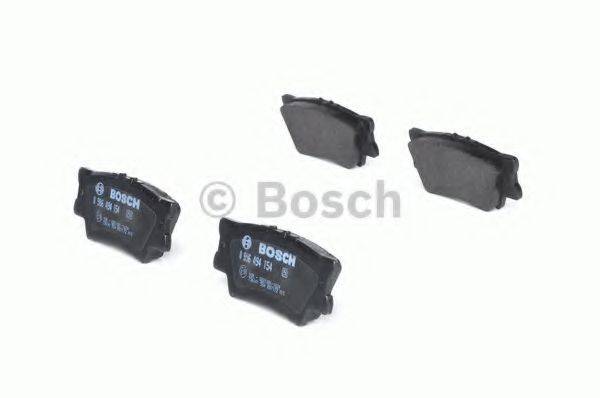 BOSCH 0986494154 Комплект гальмівних колодок, дискове гальмо