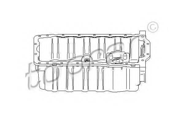 TOPRAN 112342 Масляний піддон