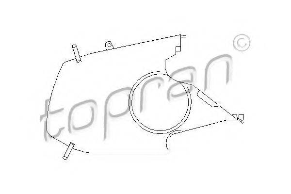 TOPRAN 110882 Кожух, зубчастий ремінь