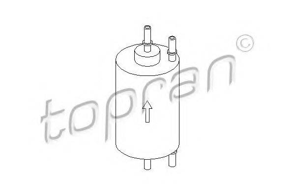 TOPRAN 109657 Паливний фільтр