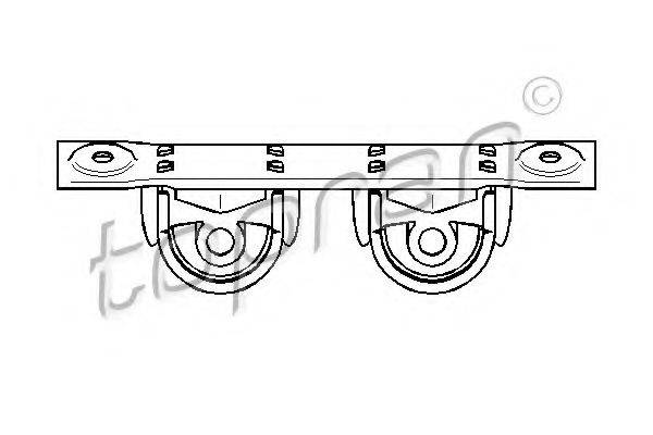 TOPRAN 110911 Кронштейн, глушник