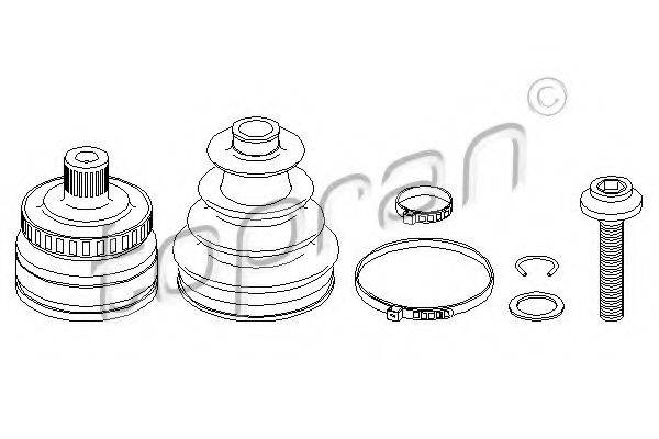 TOPRAN 109399 Шарнірний комплект, приводний вал