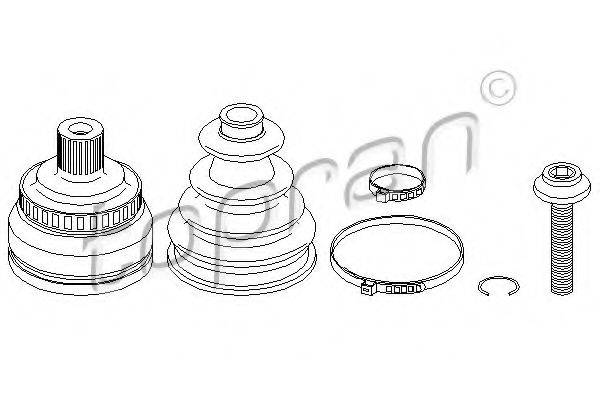 TOPRAN 110810 Шарнірний комплект, приводний вал