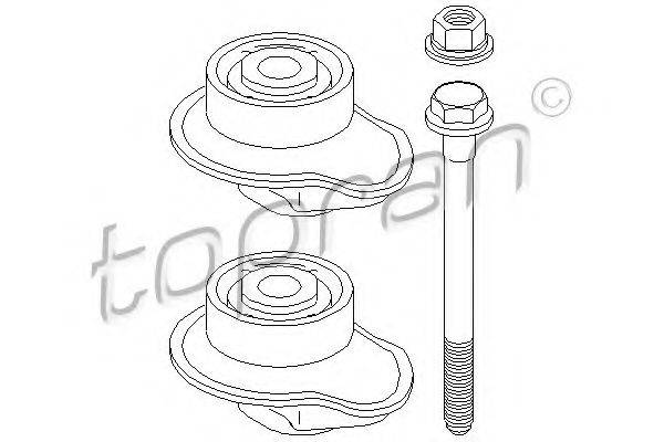 TOPRAN 109781 Комплект підшипника, балка мосту