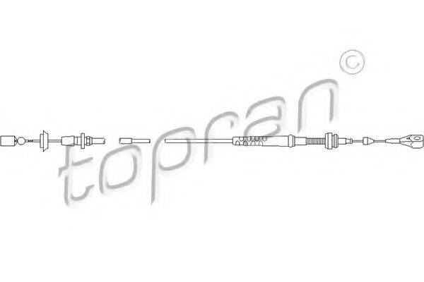 TOPRAN 103082 Тросик газу