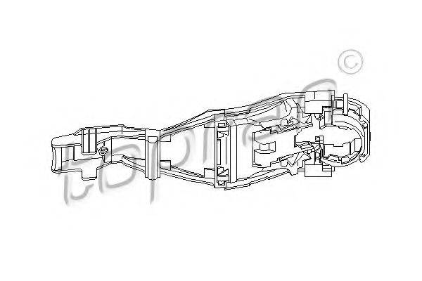 TOPRAN 111185 Ручка дверей
