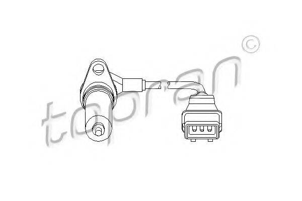 TOPRAN 111371 Датчик частоти обертання, керування двигуном