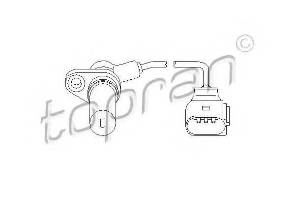 TOPRAN 111370 Датчик частоти обертання, керування двигуном