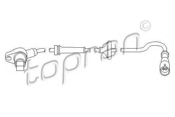 TOPRAN 111074 Датчик, частота обертання колеса