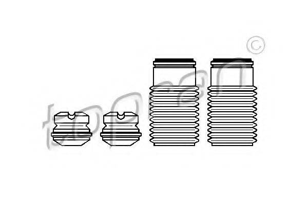TOPRAN 924004 Пилозахисний комплект, амортизатор