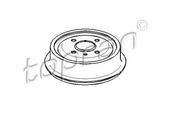 TOPRAN 200930 Гальмівний барабан