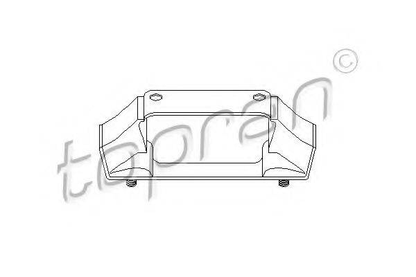 TOPRAN 201362 Підвіска, двигун