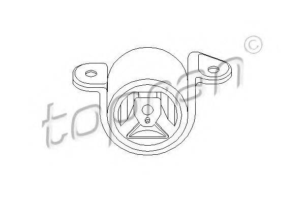 TOPRAN 201397 Підвіска, двигун